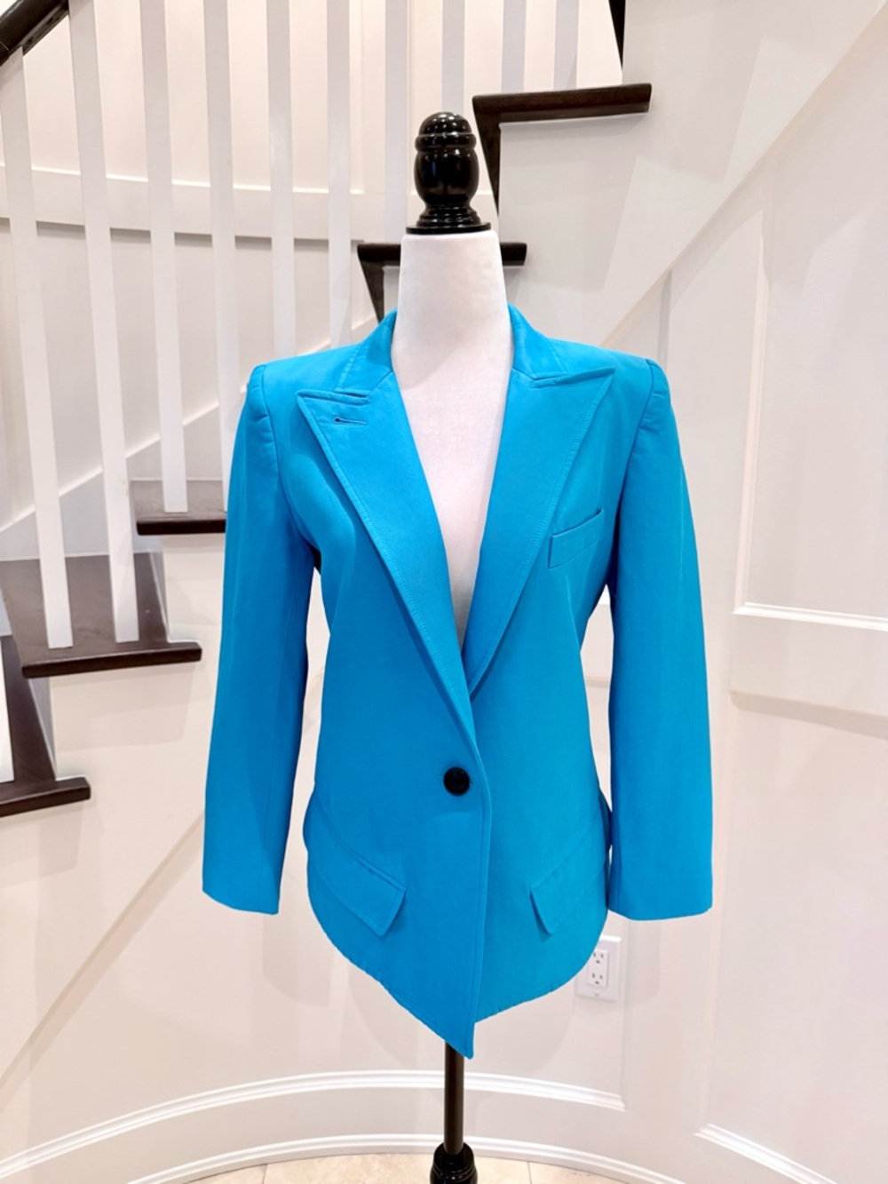 SMYTHE Sharp Shoulder Blazer, Size 6
